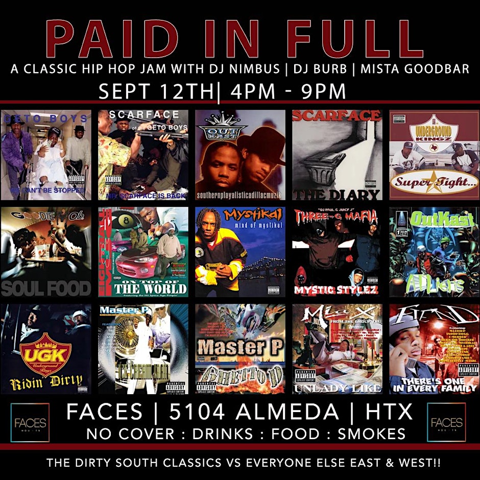 Paid In Full - The Dirty South vs Everyone Else East & West!