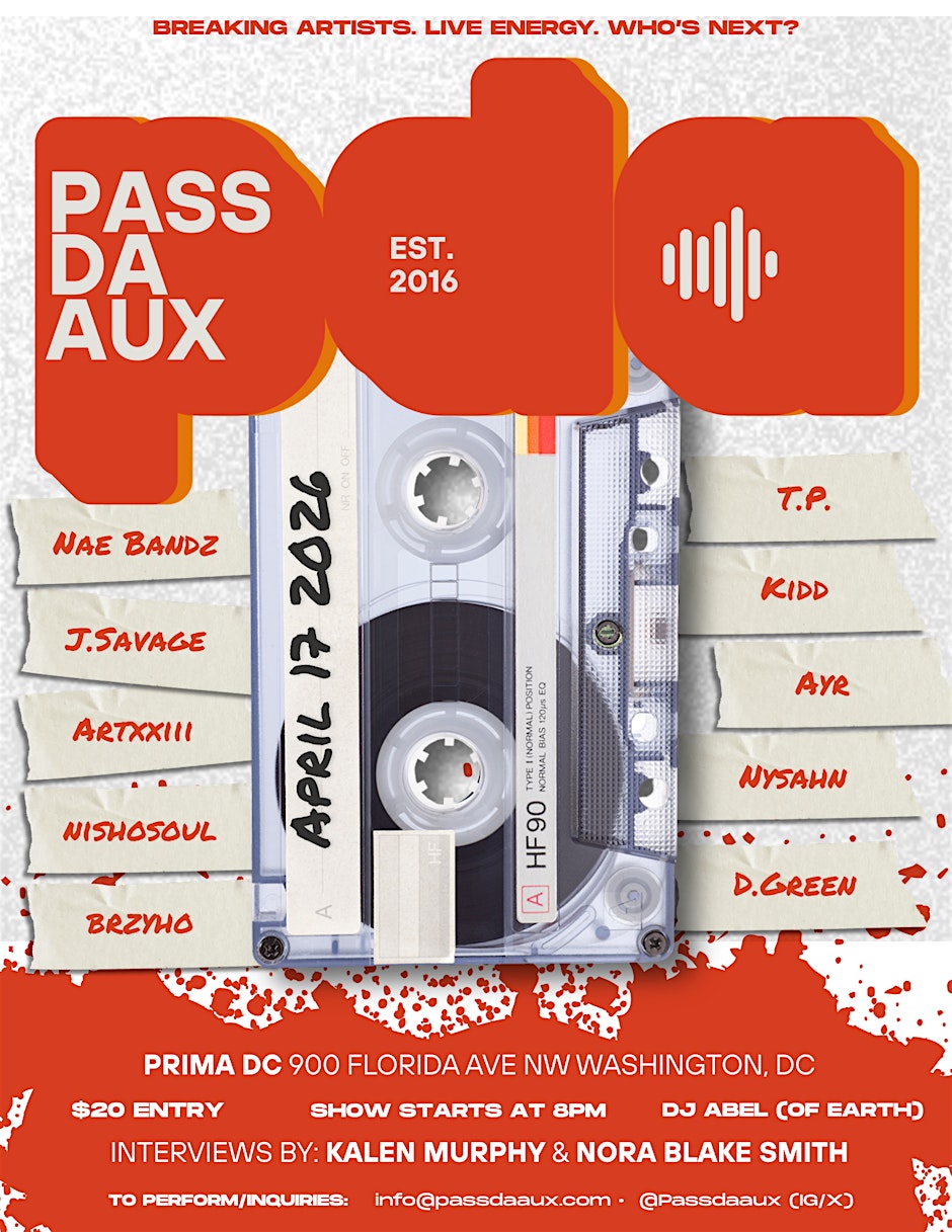 Pass Da AUX (04.17) - Real Rap Artists Only Night