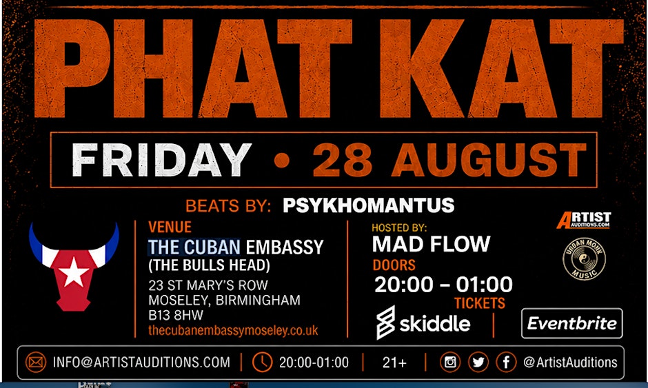 PHAT KAT (Detriot USA Hip Hop)  X PSYKHOMANTUS  (BHX)
