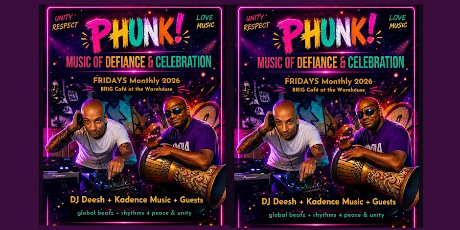 PHUNK! Music of Defiance & Celebration with DJ Deesh + Kadence Music