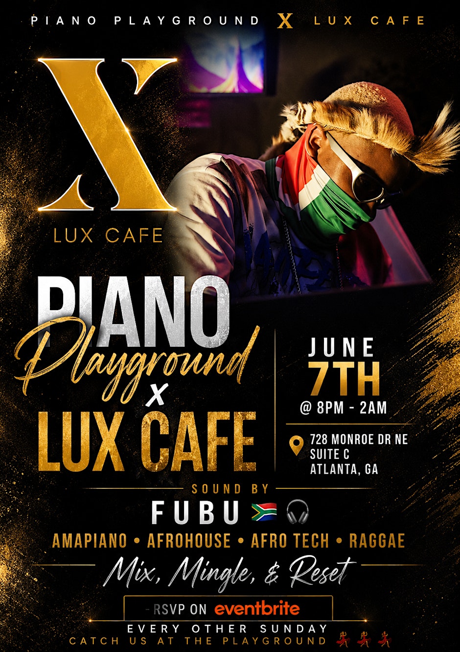Piano Playground X Lux Cafe’
