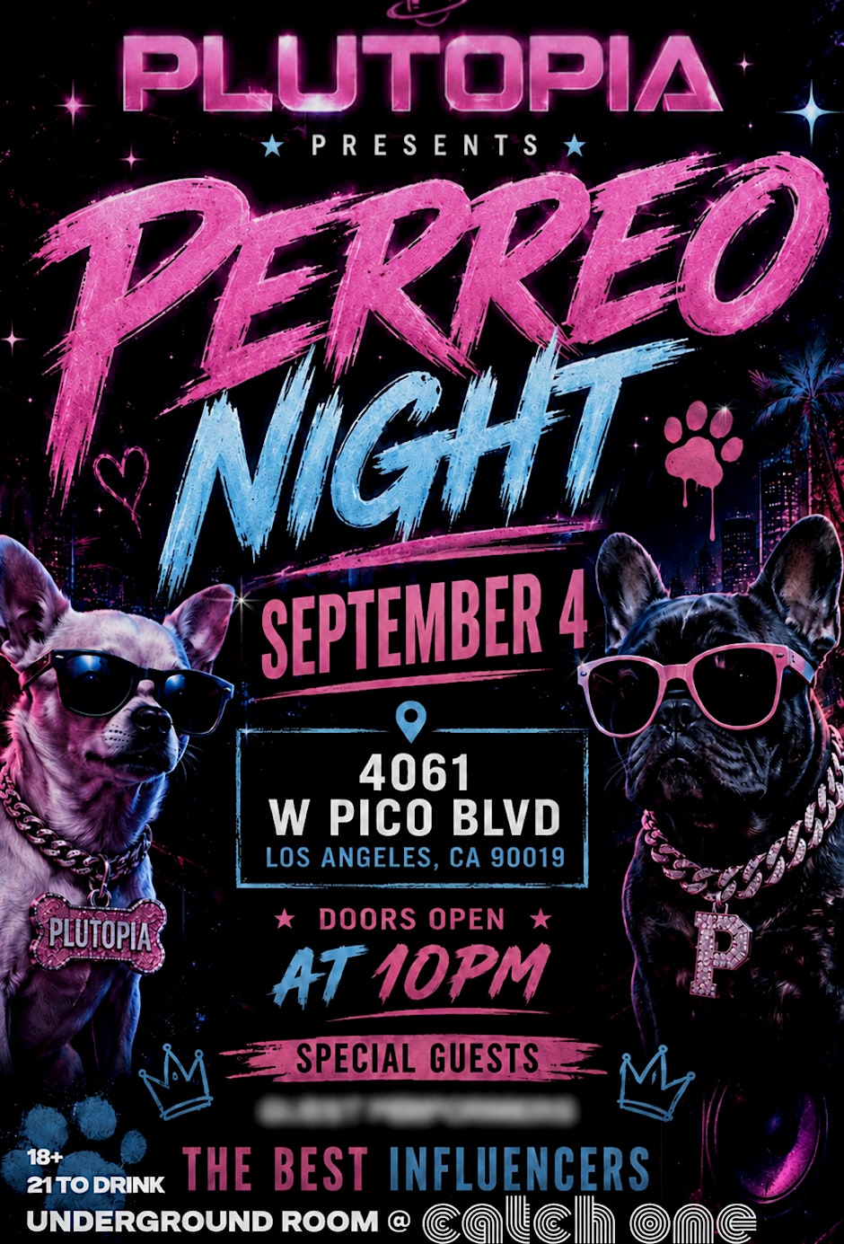 PLUTOPIA Presents - Perreo Night