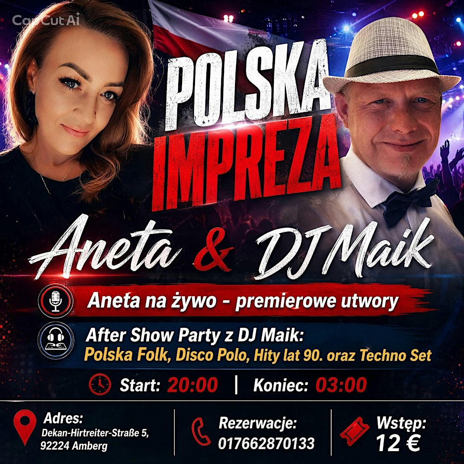 Polska Impreza z Amberg Aneta live i DJ Maik