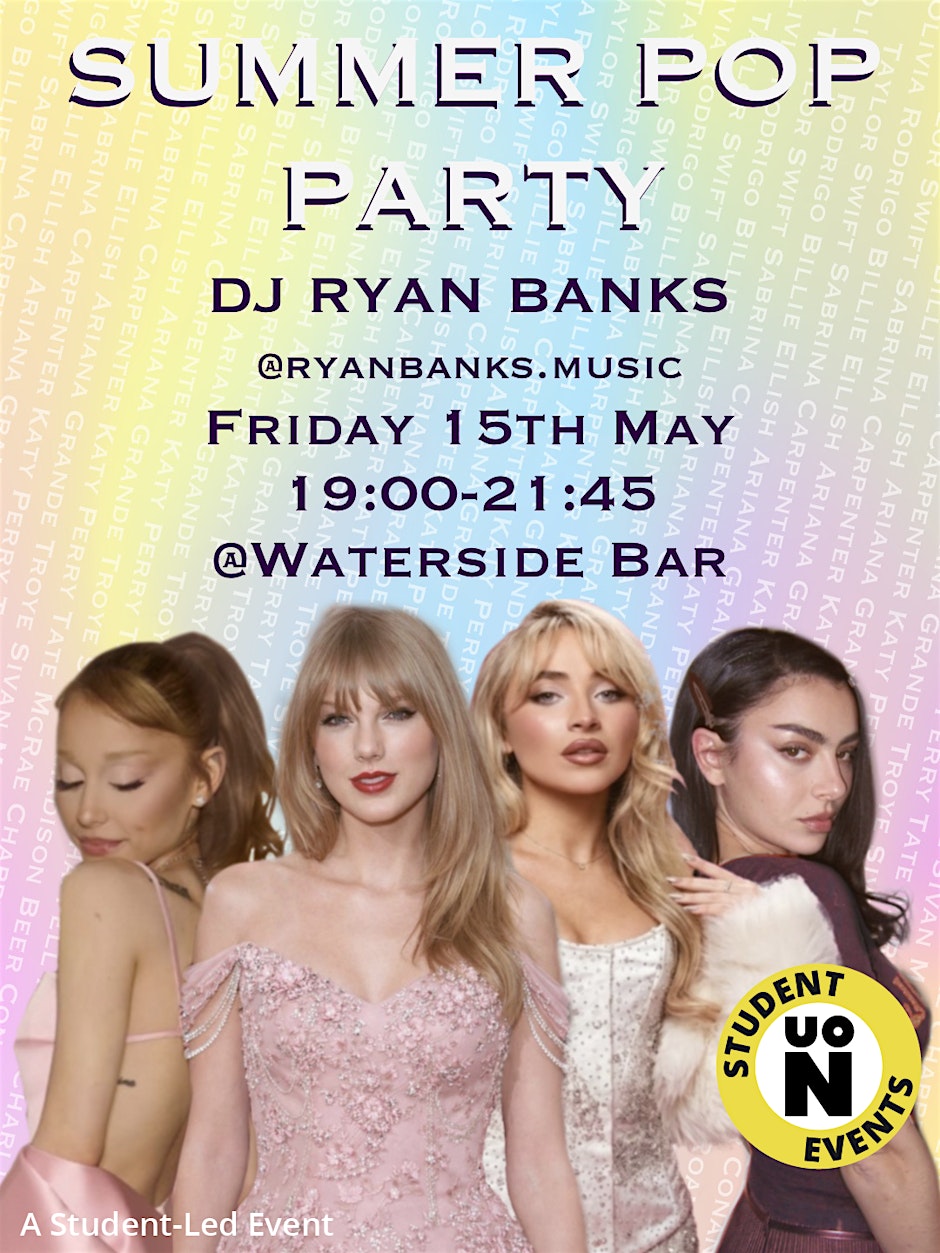 Pop Night at Waterside Bar