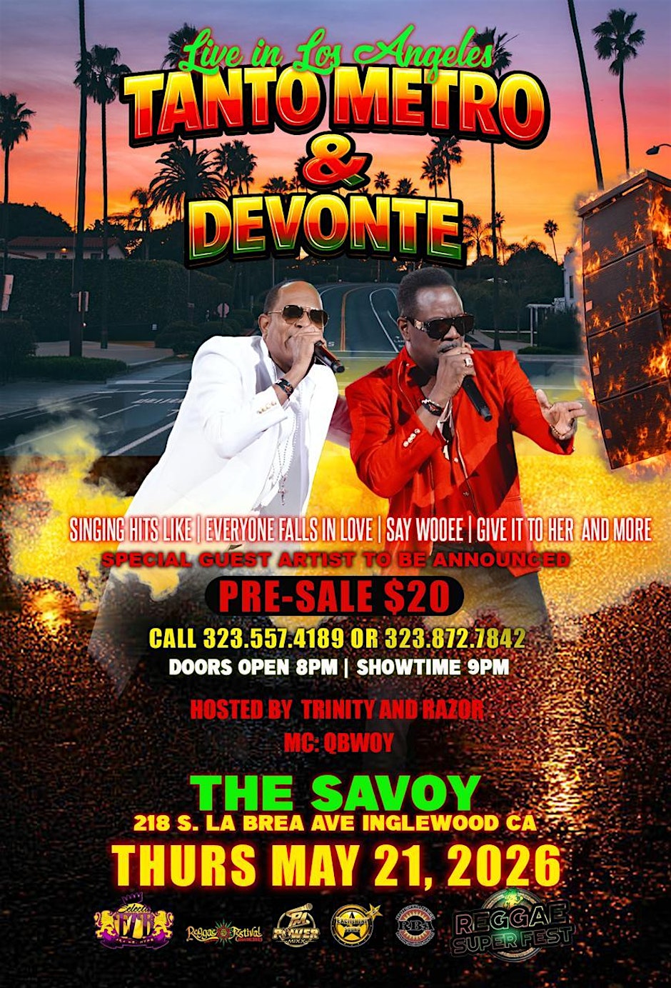 Preforming live tanto metro and devonte