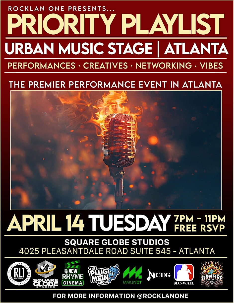 Priority Playlist Urban Music Stage - Atlanta