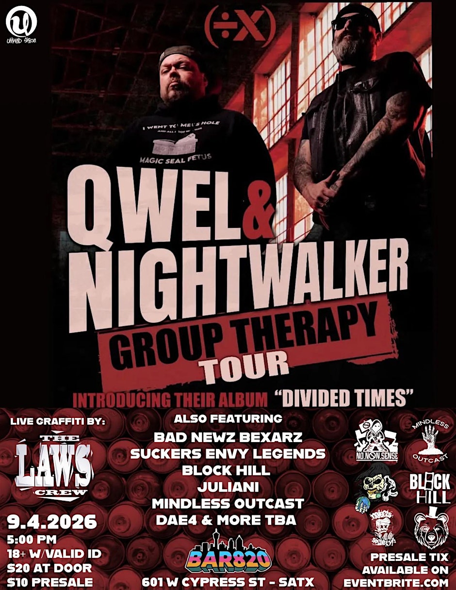 Qwel & Nightwalker | Group Therapy Tour