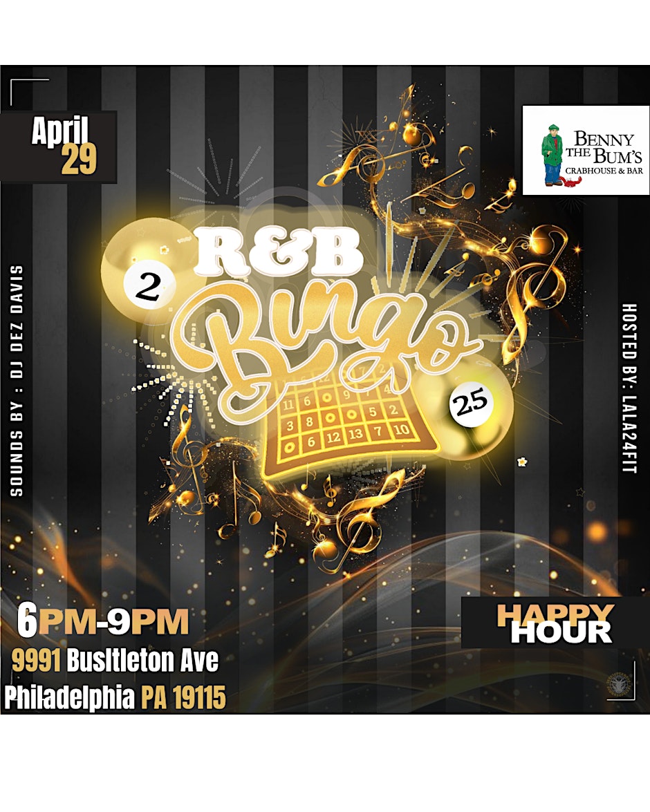 R&B Bingo at Benny The Bum's