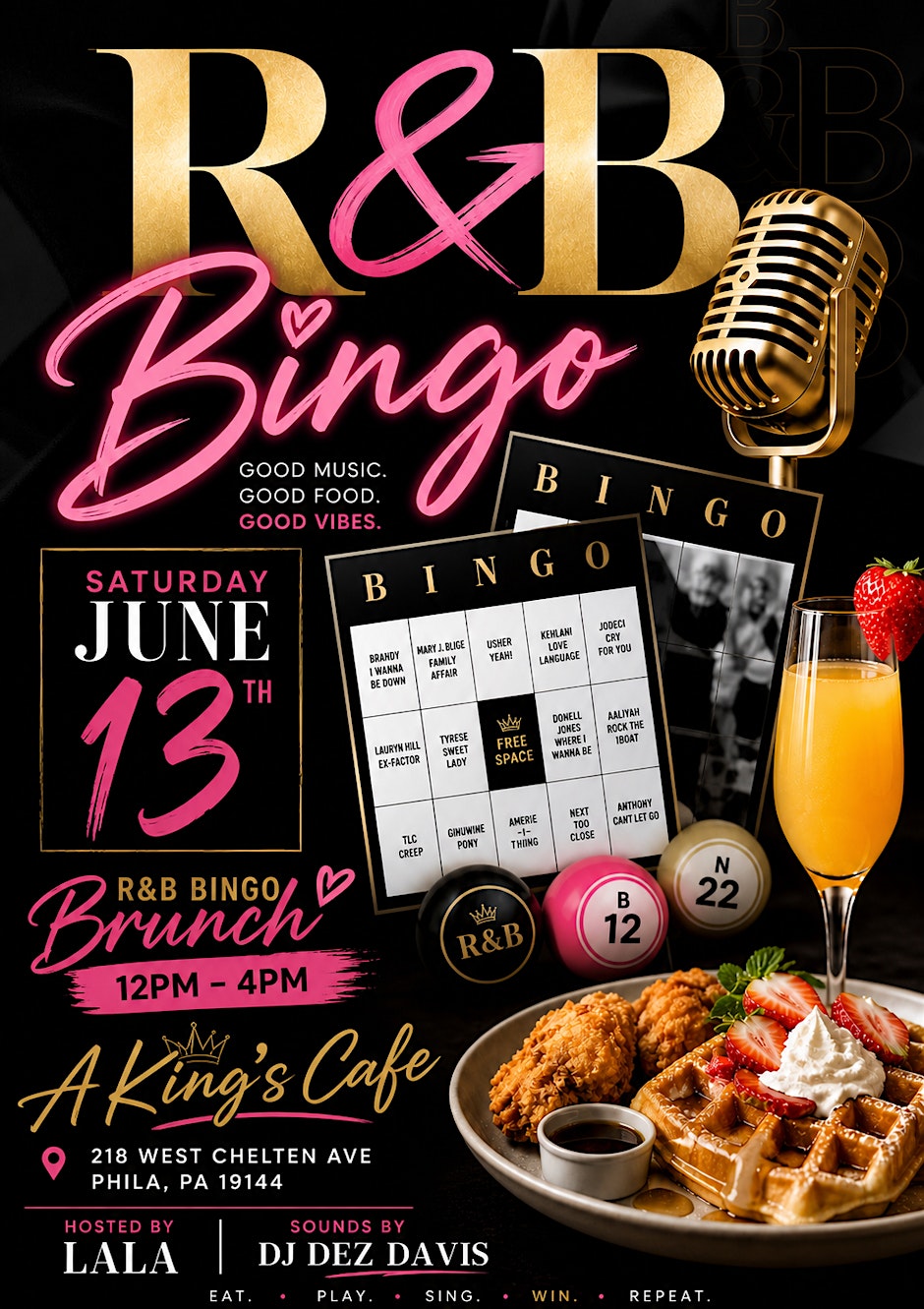 R&B Bingo Brunch at A King's Cafe