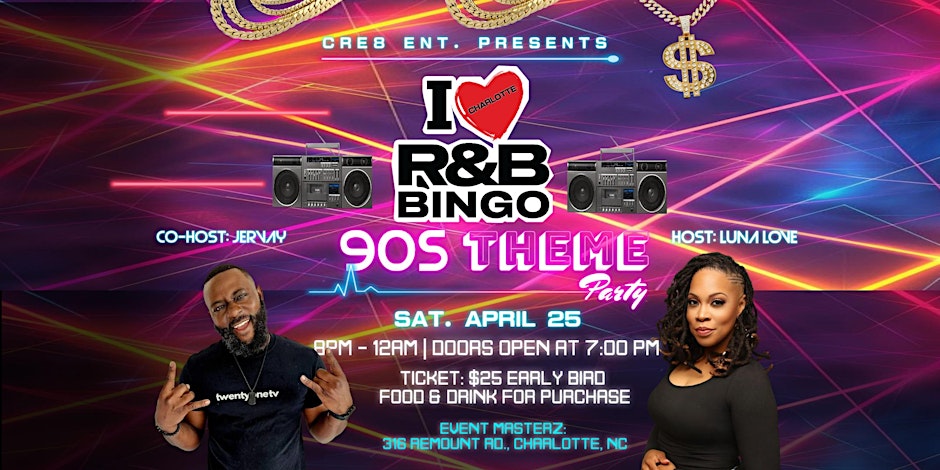 R&B BINGO CHARLOTTE - APRIL