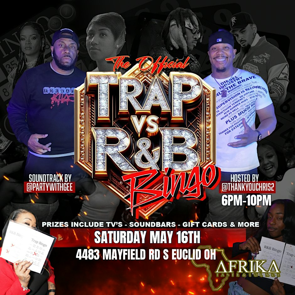 R&B BiNGO Day Party CLEVELAND! 11/1/26 TRAP Vs R&B BiNGO W/THANK YOU CHRIS