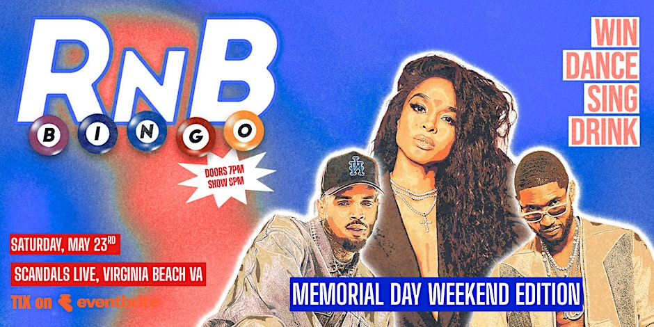 R&B BINGO: Memorial Day Weekend Edition at Scandals Live!