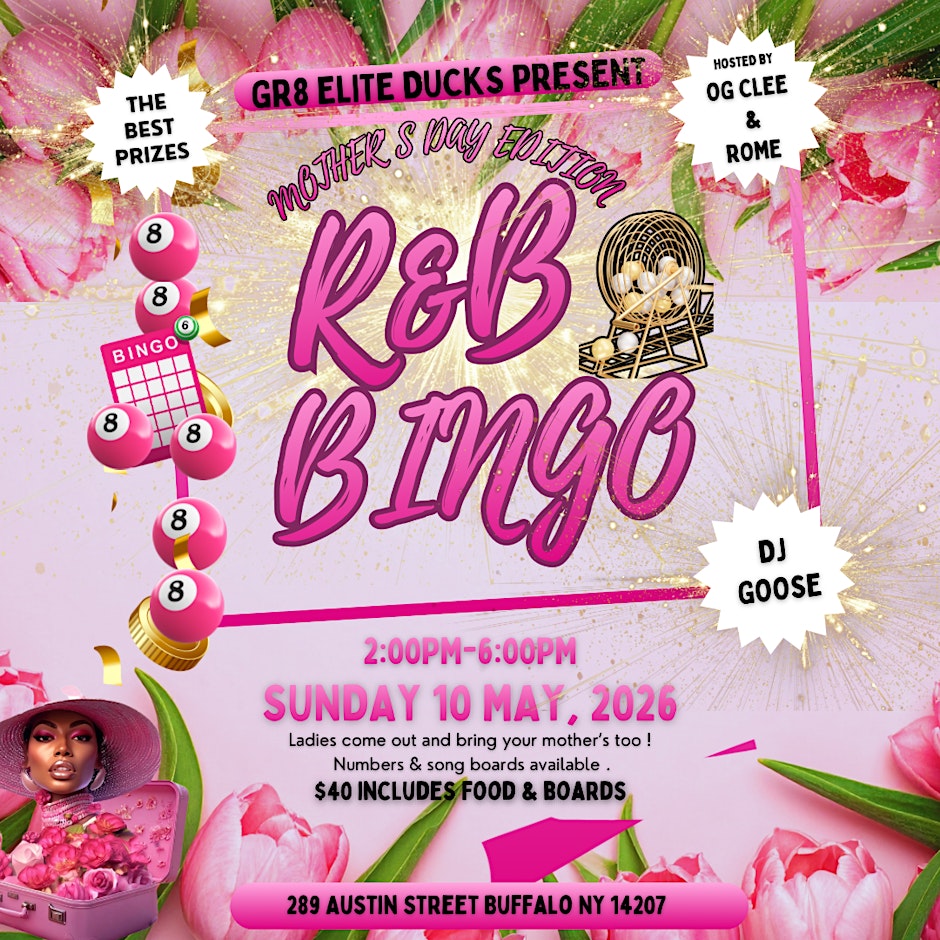 R&B Bingo (Mother’s Day)