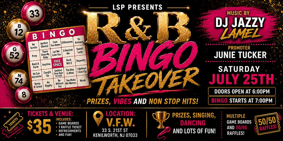 R&B Bingo Takeover