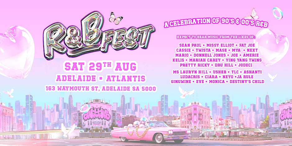 R&B Fest Is Coming To Adelaide! Flyer