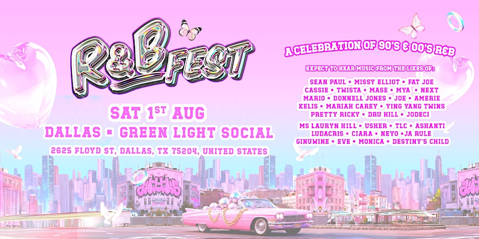 R&B Fest Is Coming To Dallas!