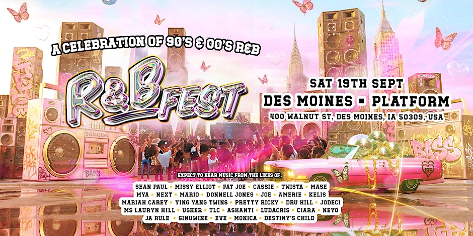 R&B Fest Is Coming To Des Moines!