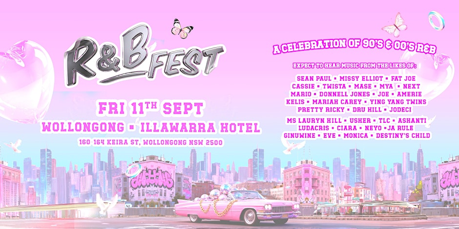 R&B Fest Is Coming To Wollongong!