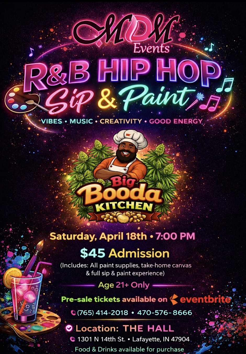 R&B HIP HOP SIP & PAINT