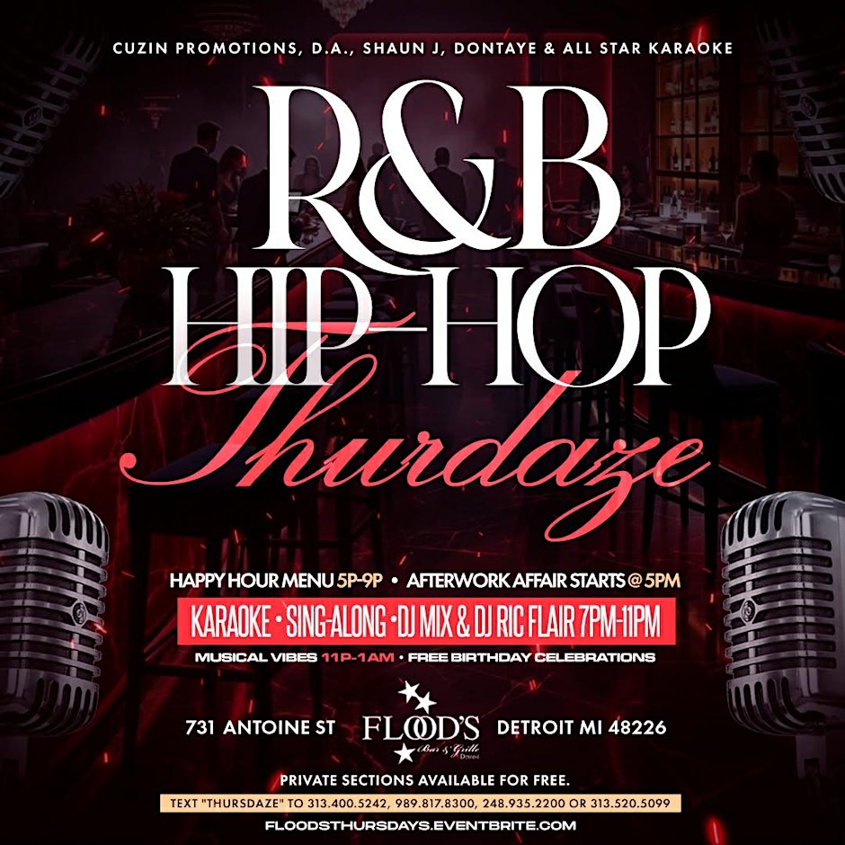 R&B HIP-HOP  THURSDAZE