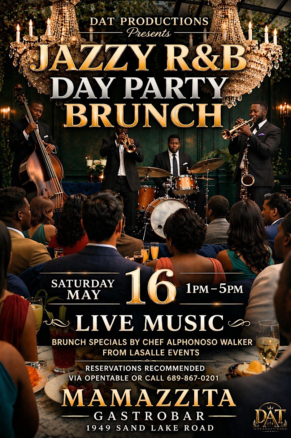 R &B Jazz Brunch featuring Live Music!