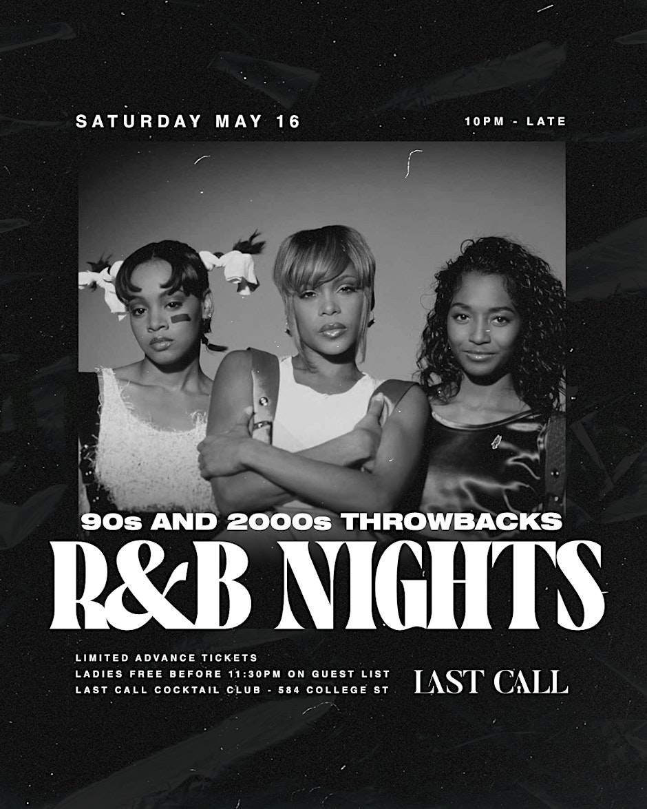 R&B  Nights at Last Call Flyer