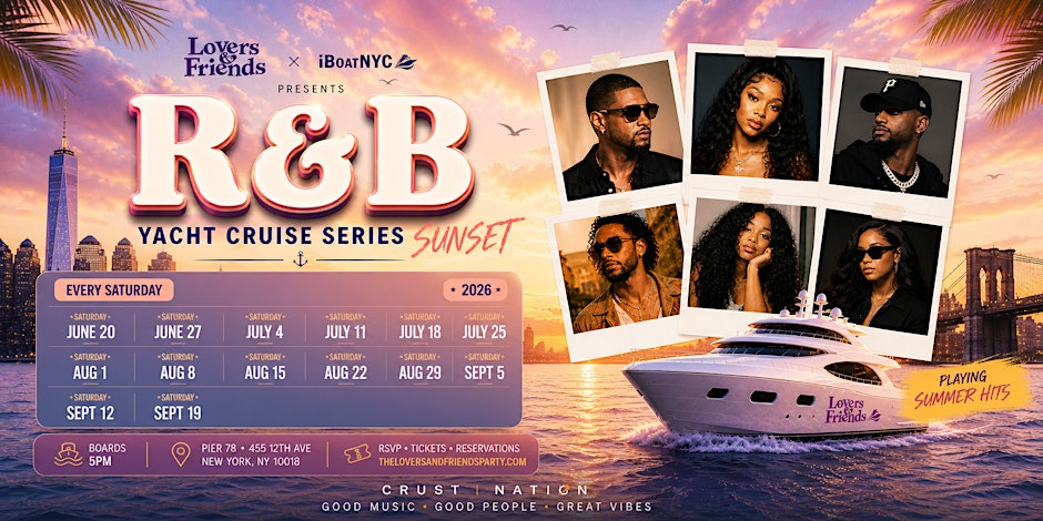 R&B on the River - Sunset Boat Party Yacht Cruise