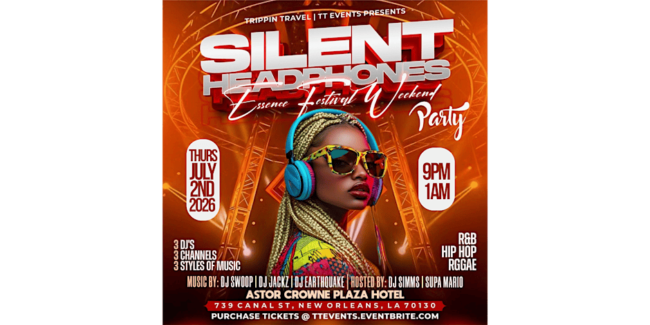 R&B SILENT HEADPHONE N'awlins FEST WEEKEND 2026