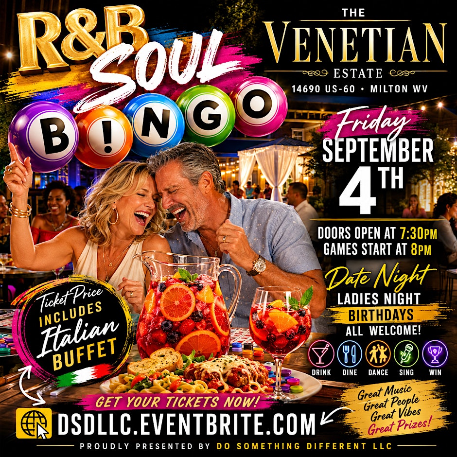 R&B SOUL B!NGO at THE VENETIAN :: MILTON :: JULY 2026