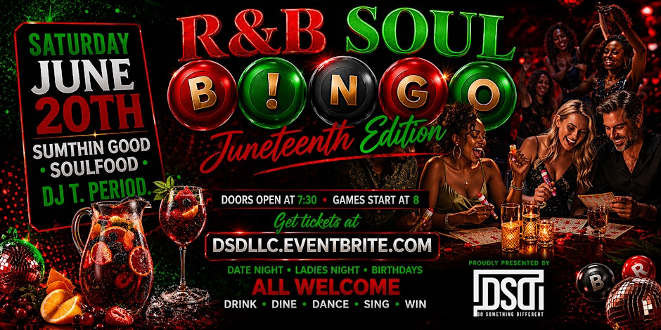 R&B SOUL B!NGO JUNETEENTH EDITION