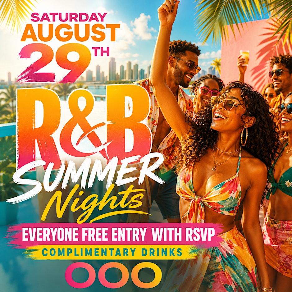 R&B Summer Nights: Free Entry with RSVP at OOO