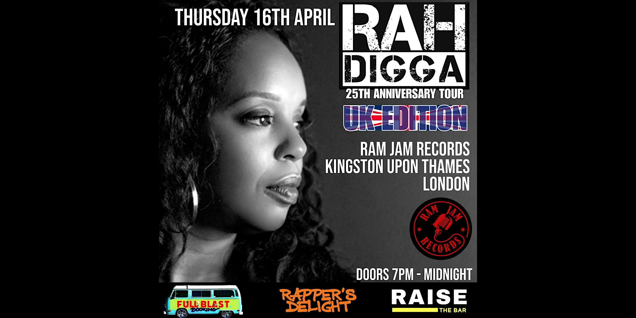 Rah Digga Live @ Ram Jam Records, London - Thursday 16th April