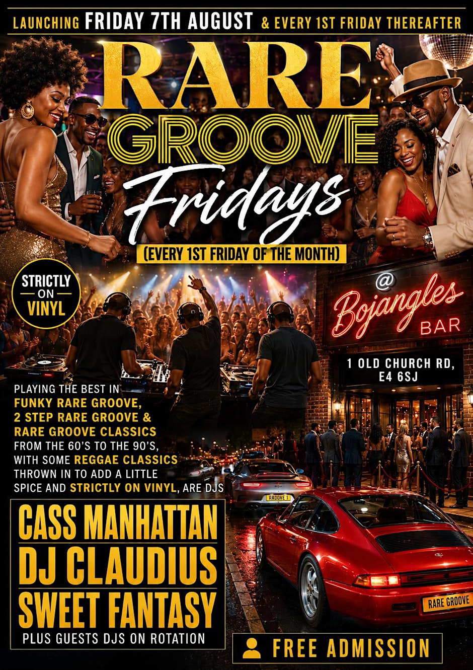 Rare Groove Fridays @ Bojangles
