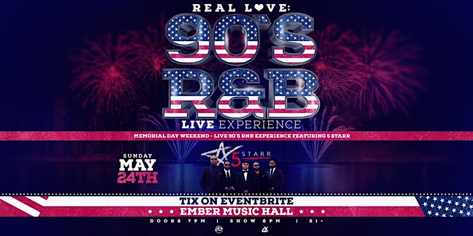 Real Love: 90s R&B Live Experience at Ember Music Hall