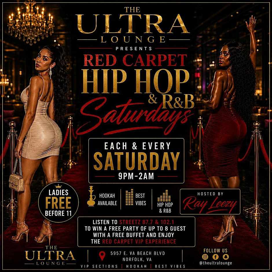 Red Carpet Hip Hop & R&B Saturdays
