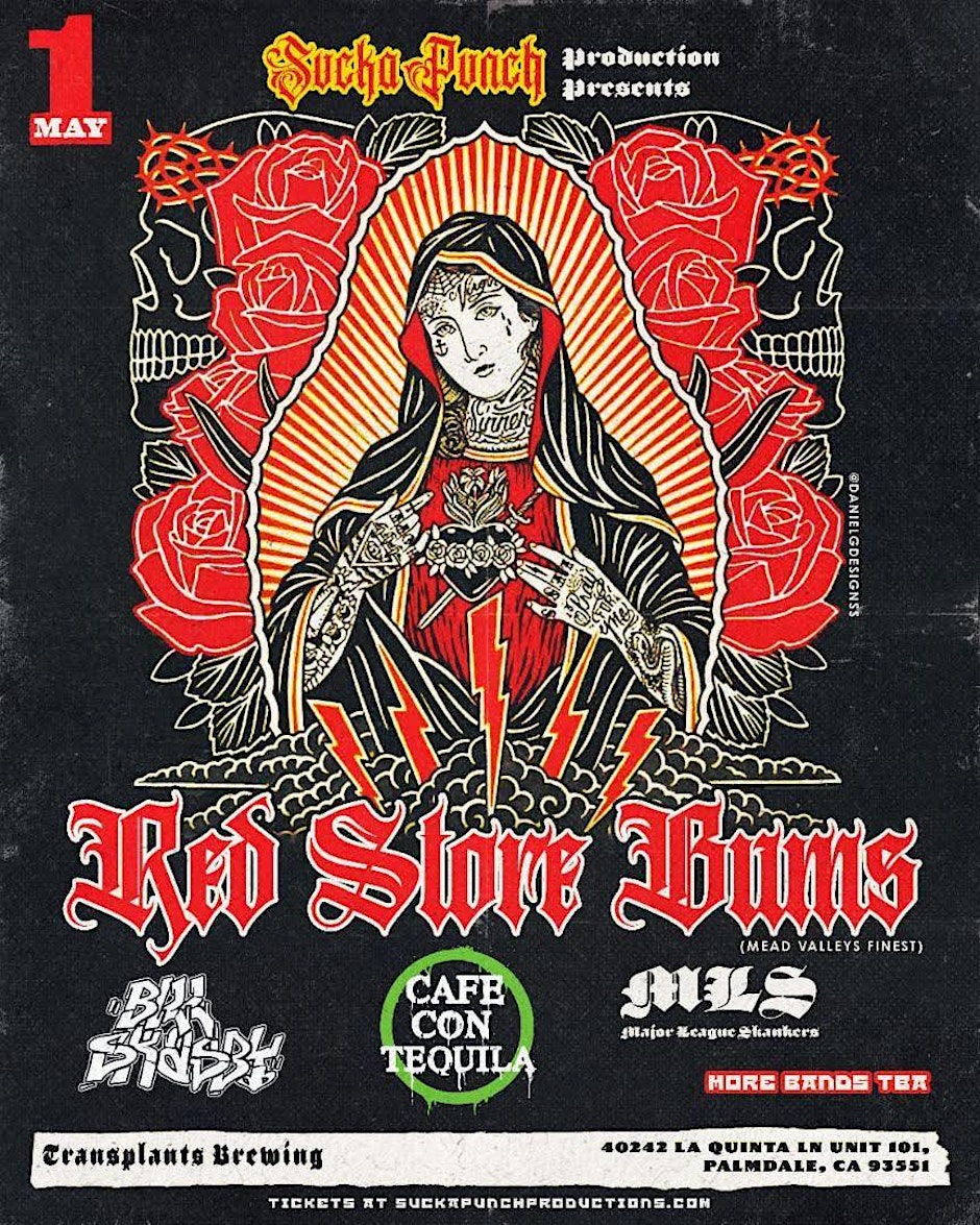 Red Store Bums Live At Transplants brewery