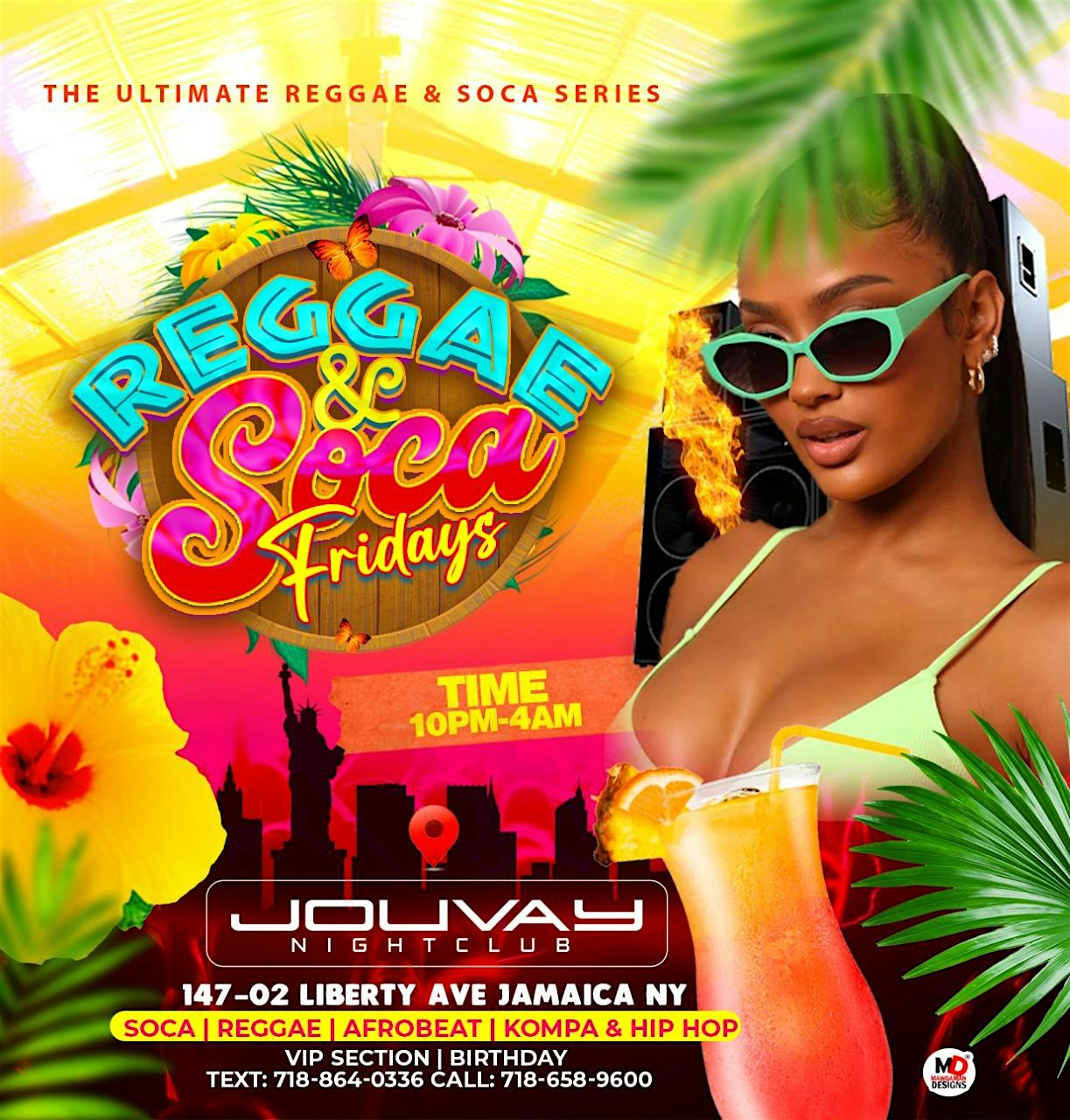 Reggae and Soca Fridays (Ladies free entry)