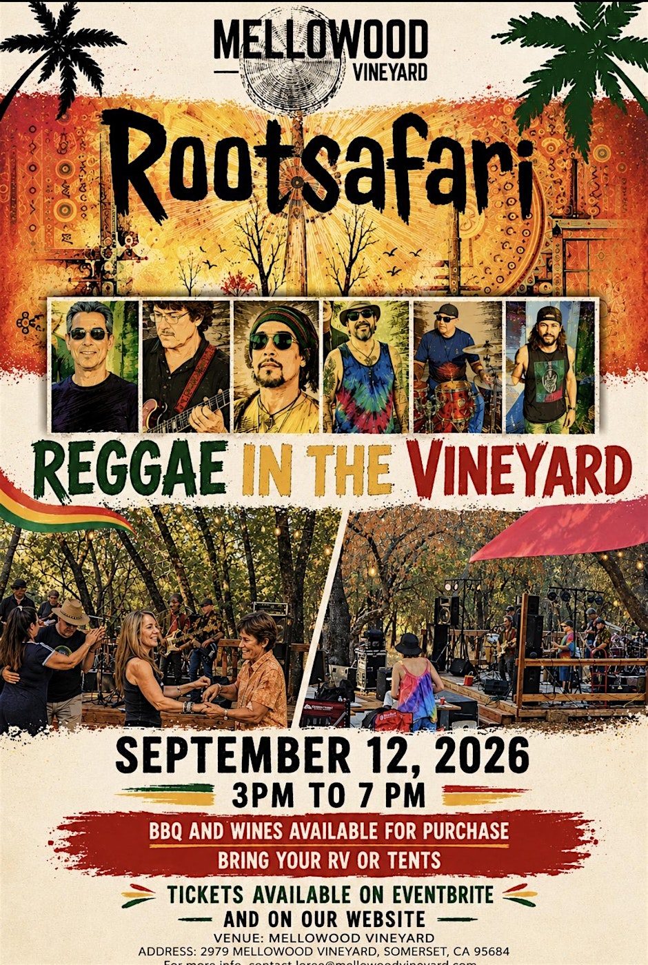 Reggae In the Vineyards Fest - 2026!!