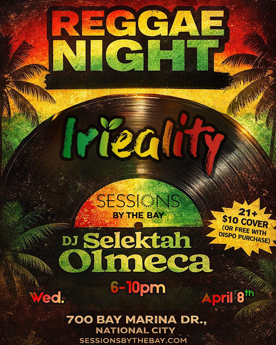 Reggae Night: Irieality and DJ Selektah Olmeca