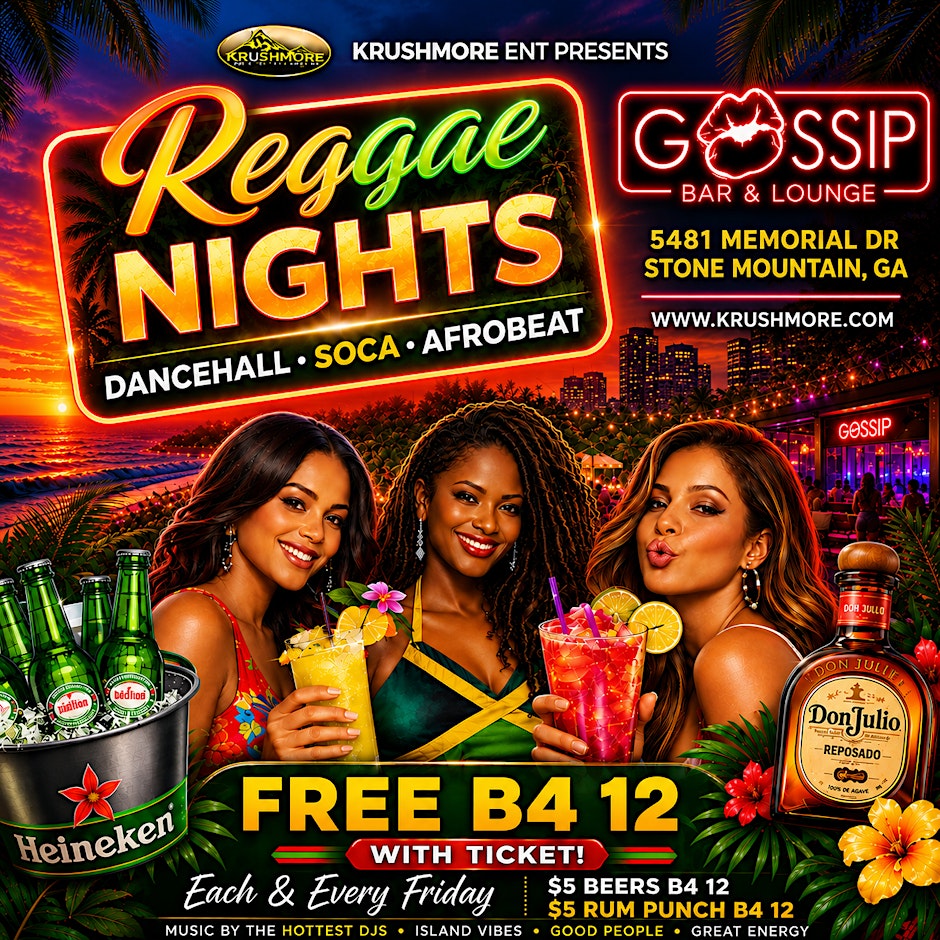 REGGAE NIGHTS (EVERY FRIDAY)