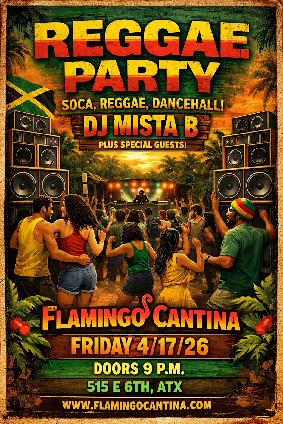 Reggae Party with DJ Mista B!