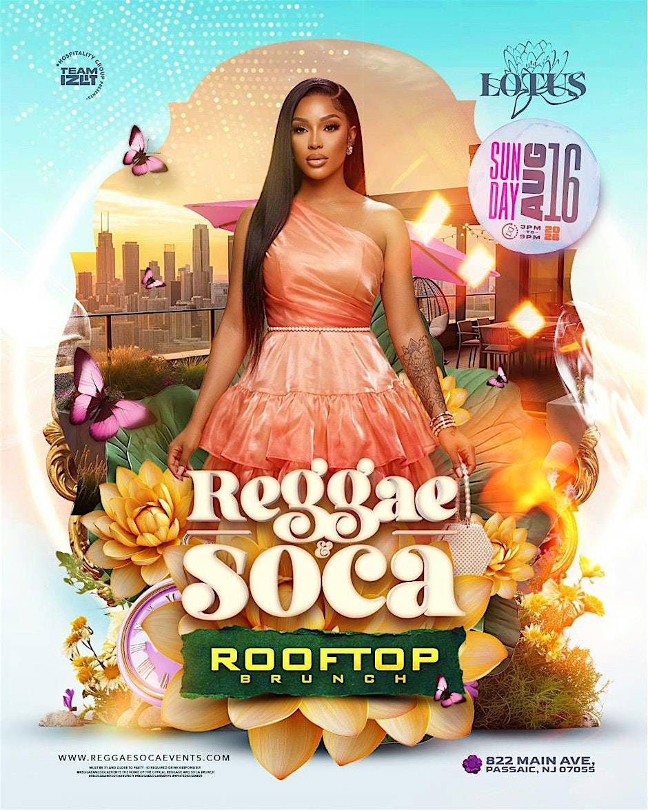 REGGAE & SOCA - ROOFTOP BRUNCH