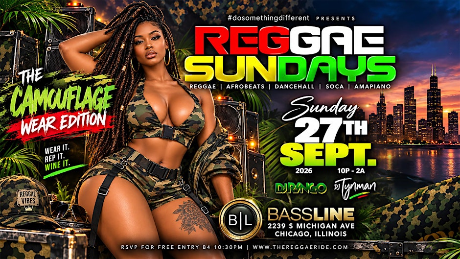 REGGAE SUNDAY: The #1 Caribbean Party In The City