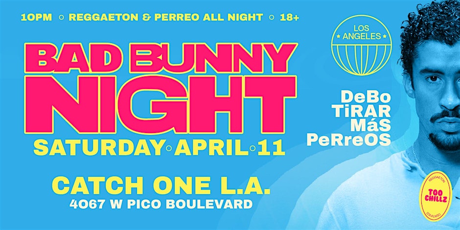 REGGAETON & HIP-HOP PARTY @ CATCH ONE LOS ANGELES