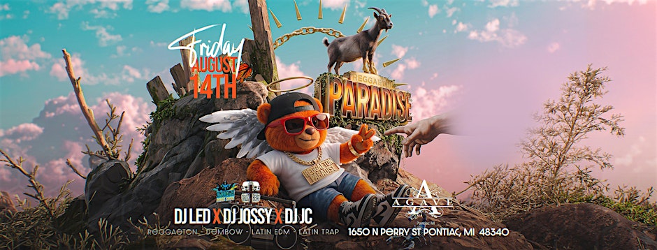 Reggaeton Paradise | Pontiac | 18+