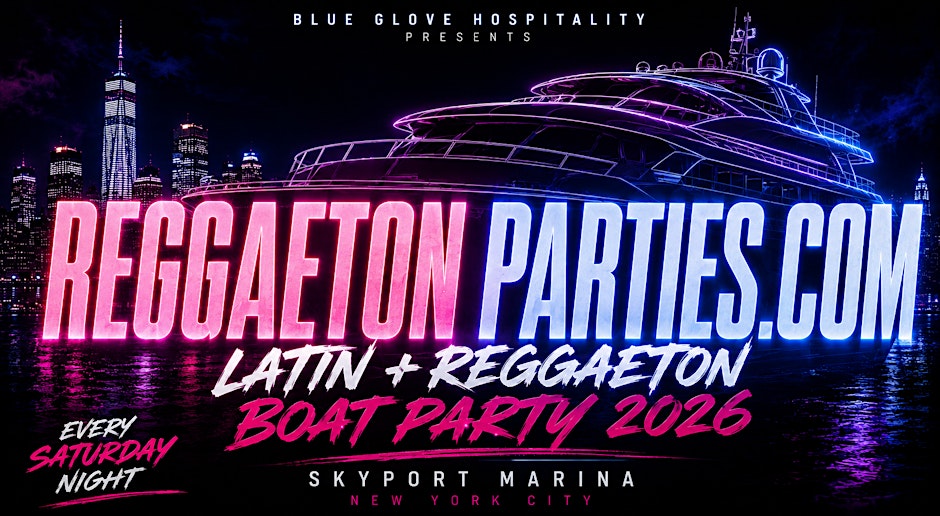 ReggaetonParties.com | #1 LATIN & REGGAETON MEGABOAT 2026(Hookah Available)