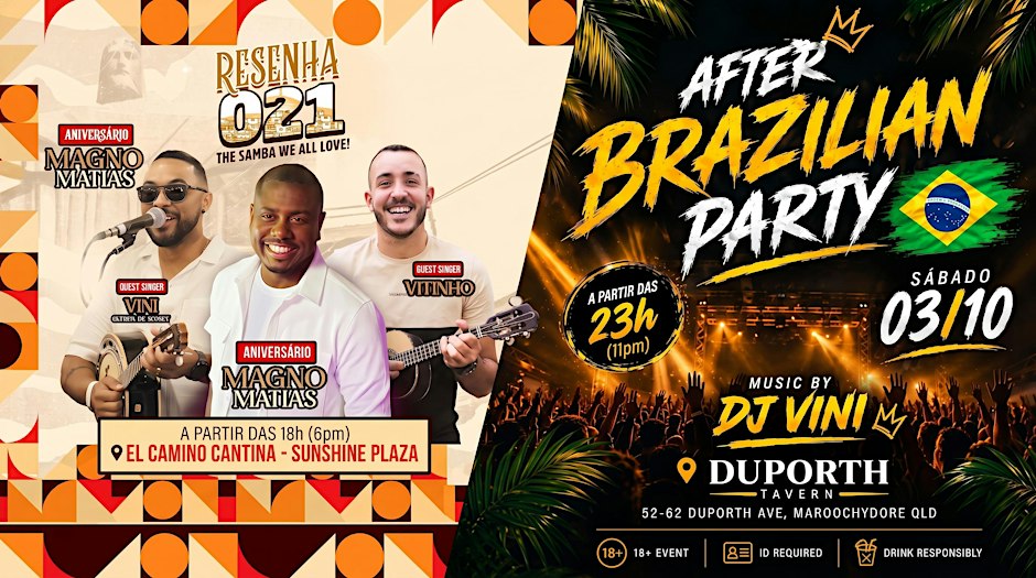 RESENHA 021 – THE SAMBA WE ALL LOVE! & AFTER PARTY