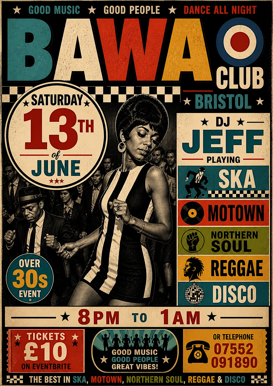Retro night for over 30s Bawa Club Bristol