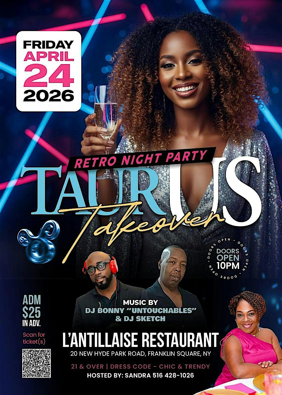 RETRO NIGHT PARTY TAURUS TAKE OVER