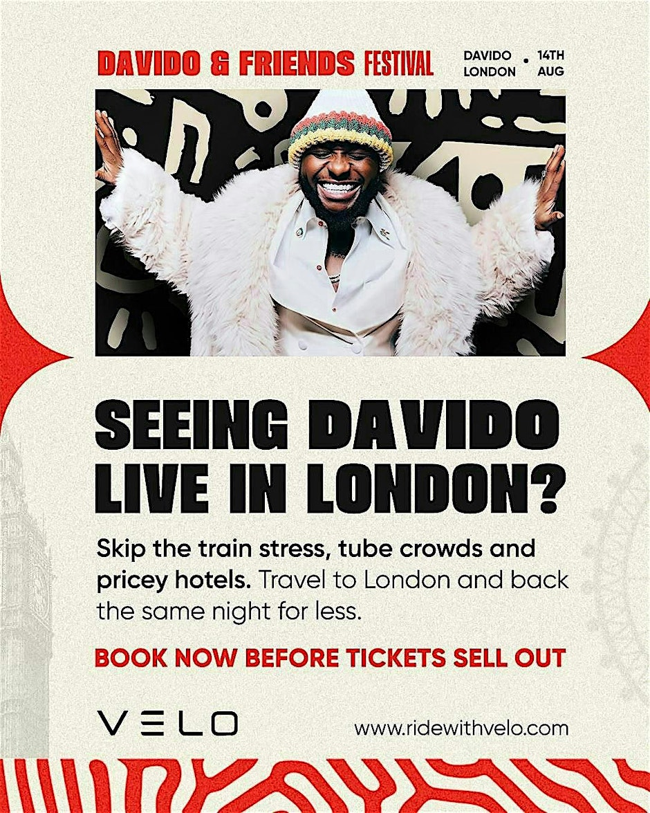 Return Coach to Davido & Friends Live (London)